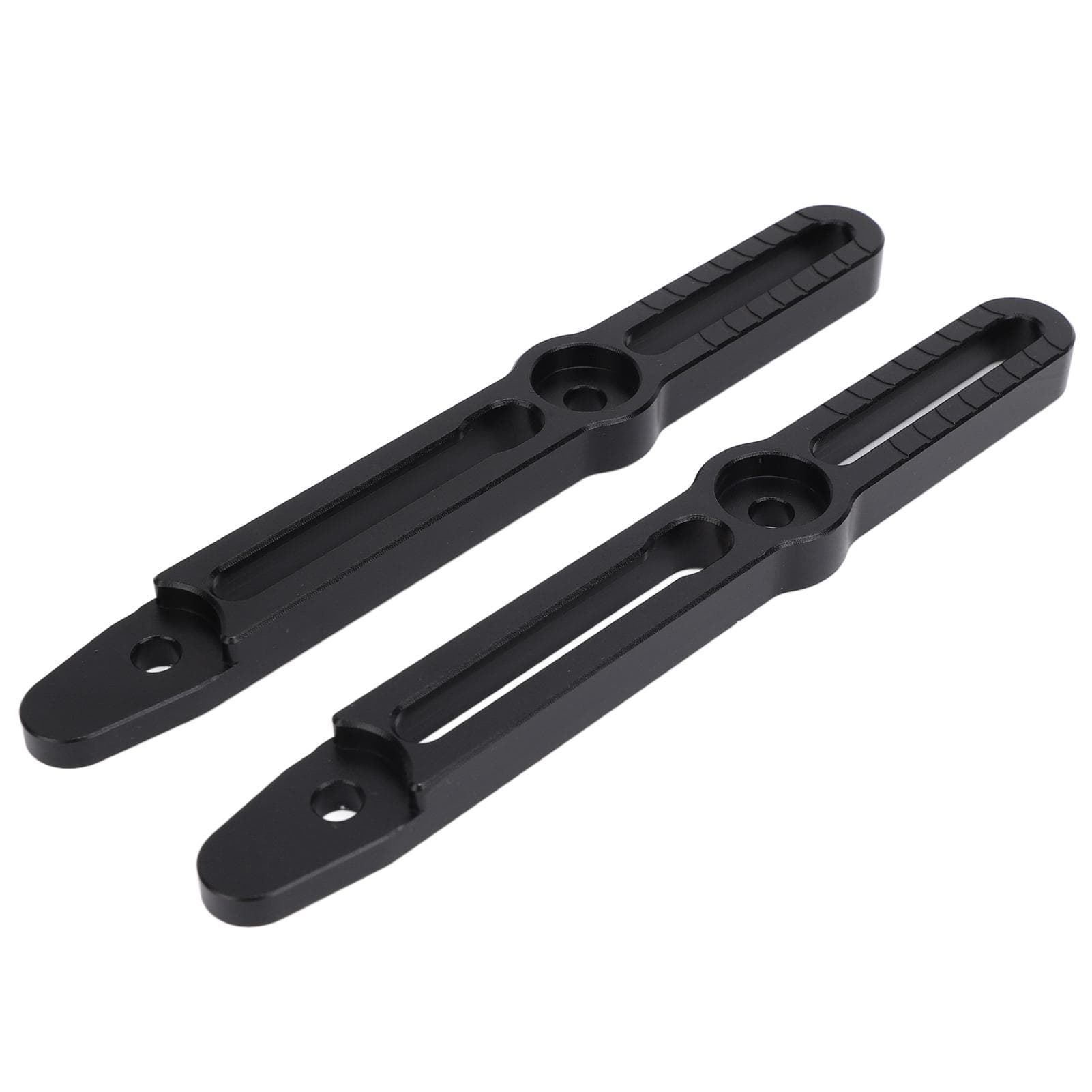 Windscreen Adjusters Bracket Kit Aluminum Reduce Noise Replacement for Suzuki V?Strom 800DE DL800 black