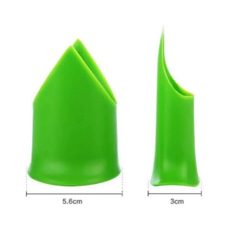 Slicer Vegetable Cutter Random Pepper Fruit Tools Cooking Device 2pcs Kitchen Seed Remover Creative Corer Cleaning Coring Gadget green