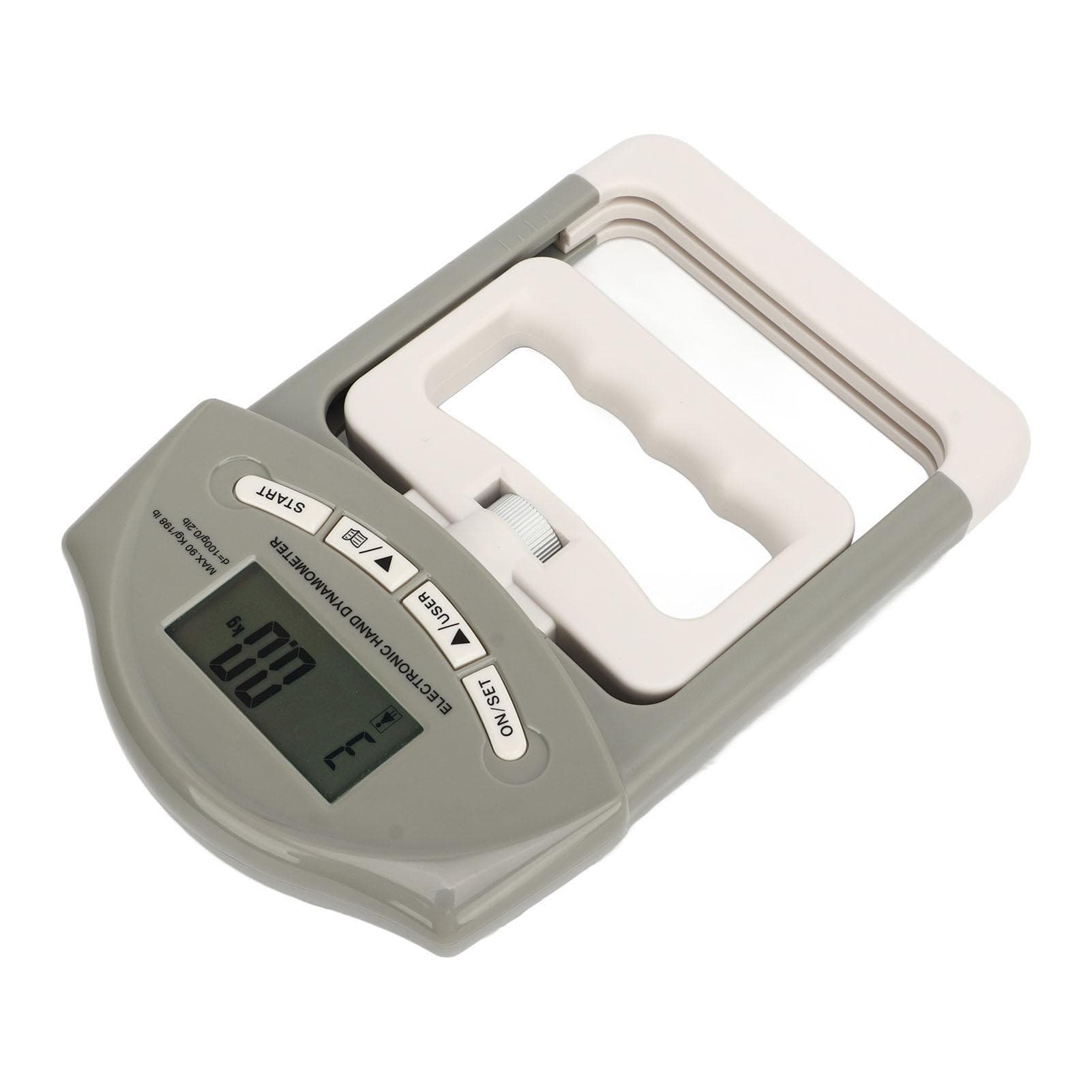 Digital Hand Dynamometer Grip Strength Measurement Meter Hand Grip Strength Tester Gray gray