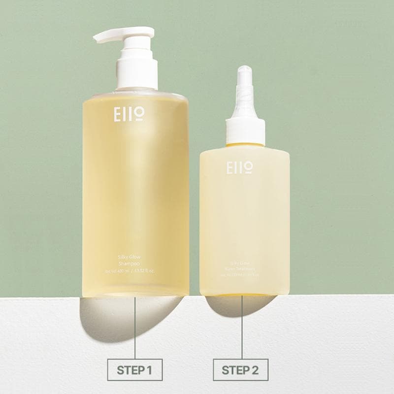 Eiio Silky Glow Shampoo+Water Treatment+Sea Salt Scalp Scaler = Best Hair&Scalp SET (3 Options) Shampoo+Treatment