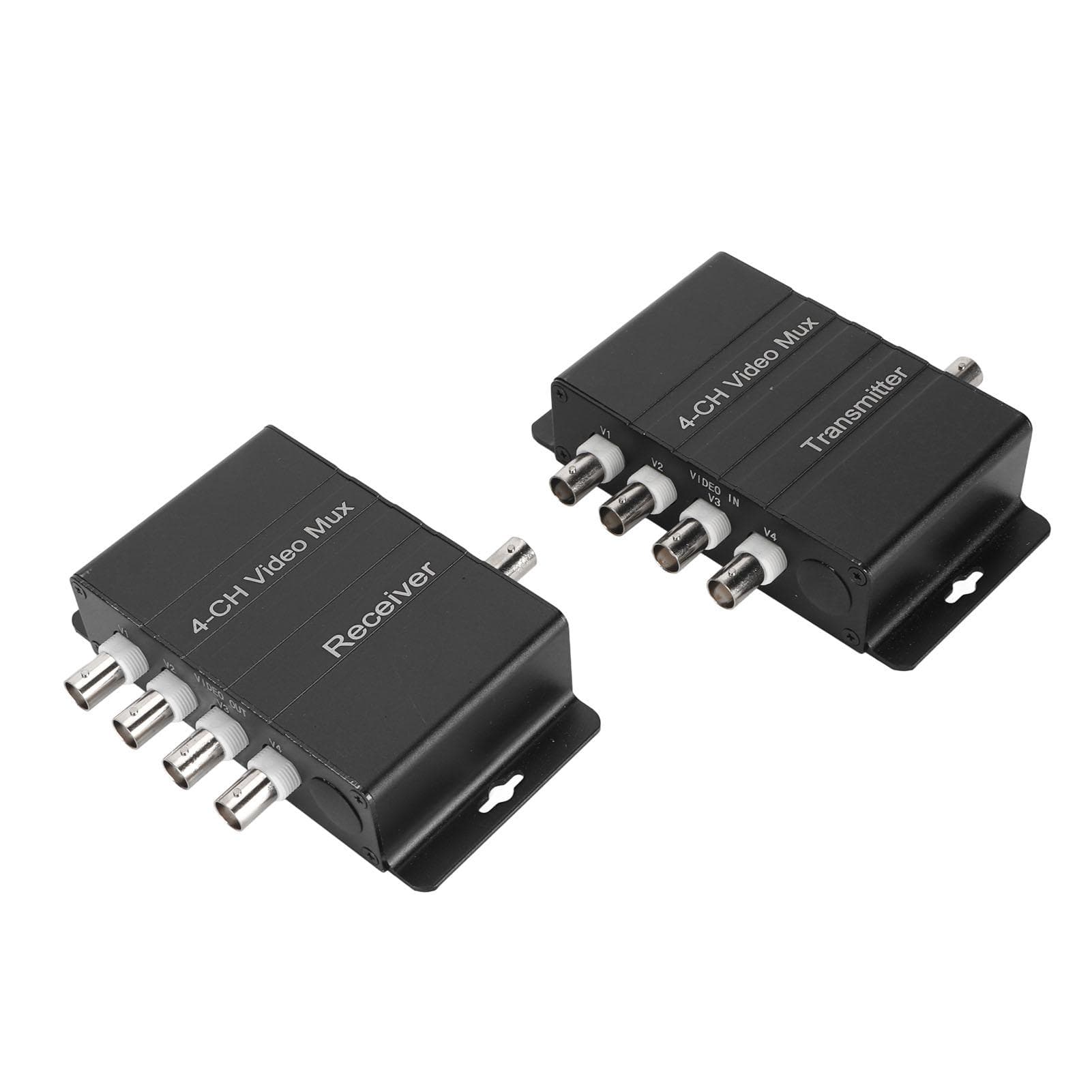 4 Channel Video Multiplexer Interference Resistant 4 HD Video to Coaxial Cable Multiplexer