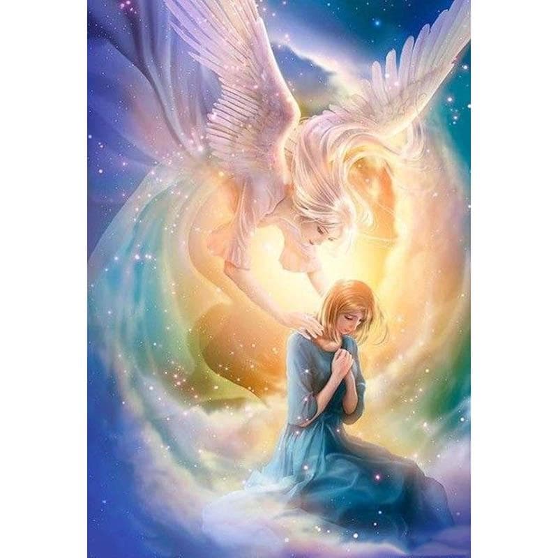 Diamond Embroidery Guardian Angel 5D DIY Diamond Painting Diamond Mosaic Pictures Of Rhinestones 20X30CM