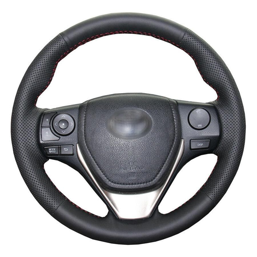 Hand Sewing Car Steering Wheel Cover for Toyota RAV4 2013-2018 Corolla 2014-2018