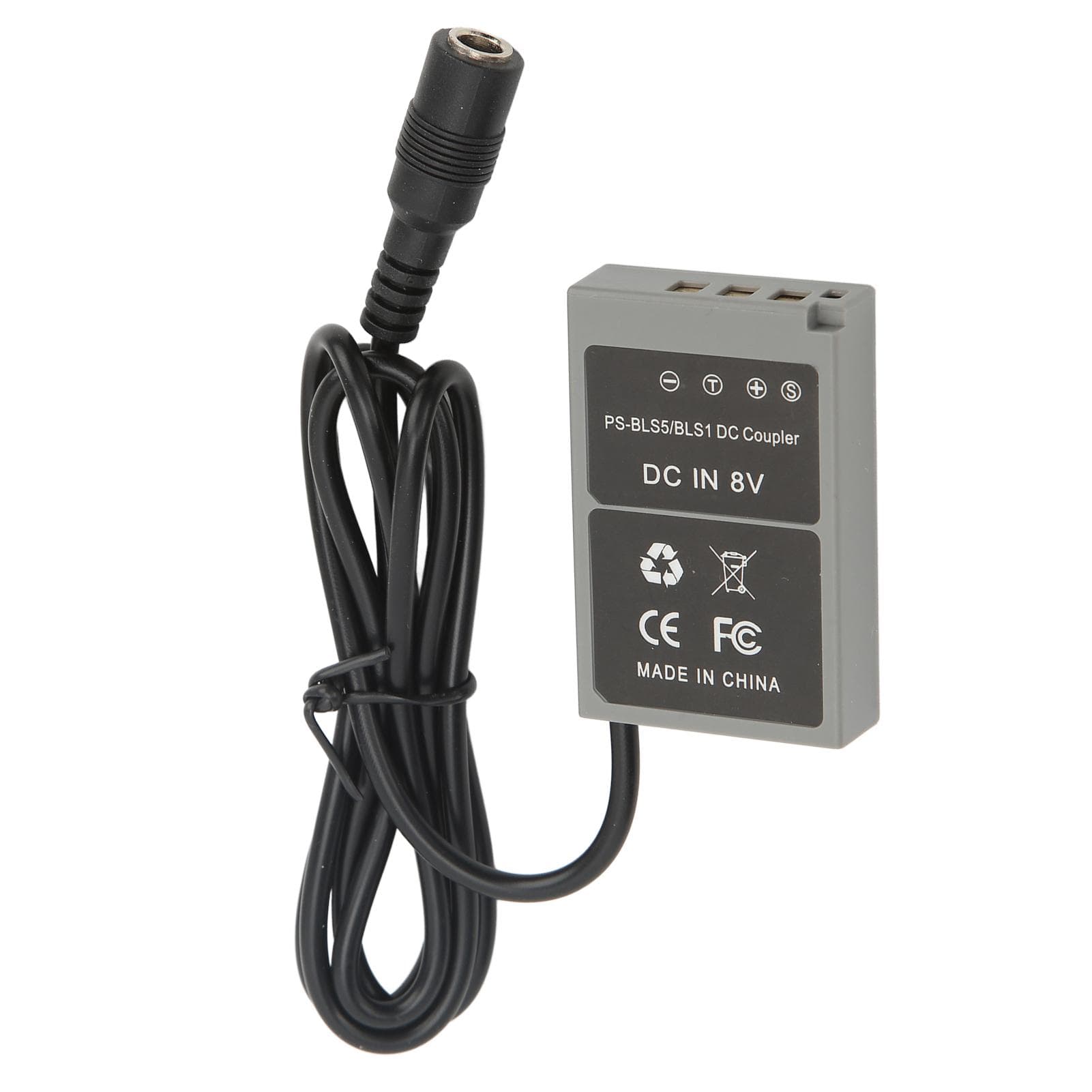 PS BLS5 BLS1 Dummy Battery DC Coupler For Olympus Pen E PL7 E PL5 E PM2 for Stylus 1 1s OM D E M10 US Plug