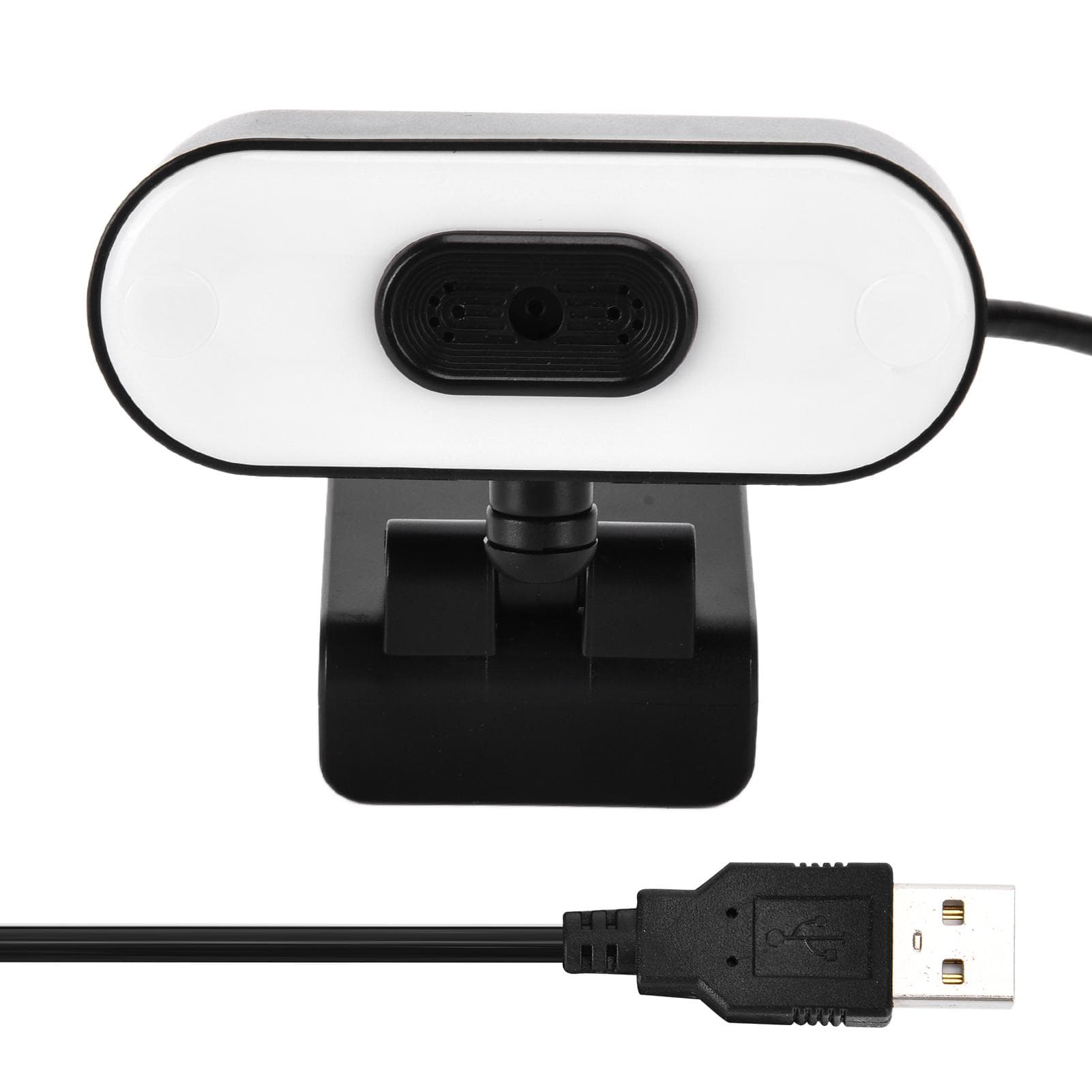 2K Autofocus USB Camera 1080P HD Fill Light Computer Webcam with Microphone for Live Video
