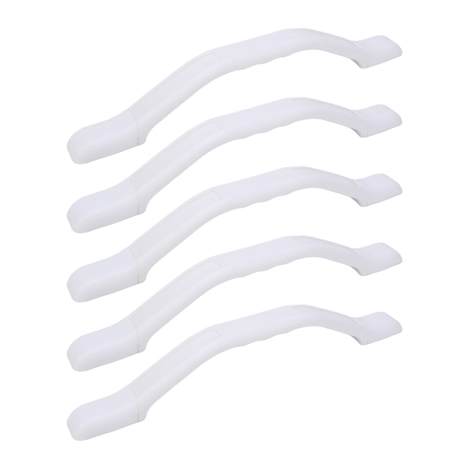 5PCS RV Grab Handles ABS Plastic Support Handrail Entry Door Assist Bar for Home Truck Trailer Step