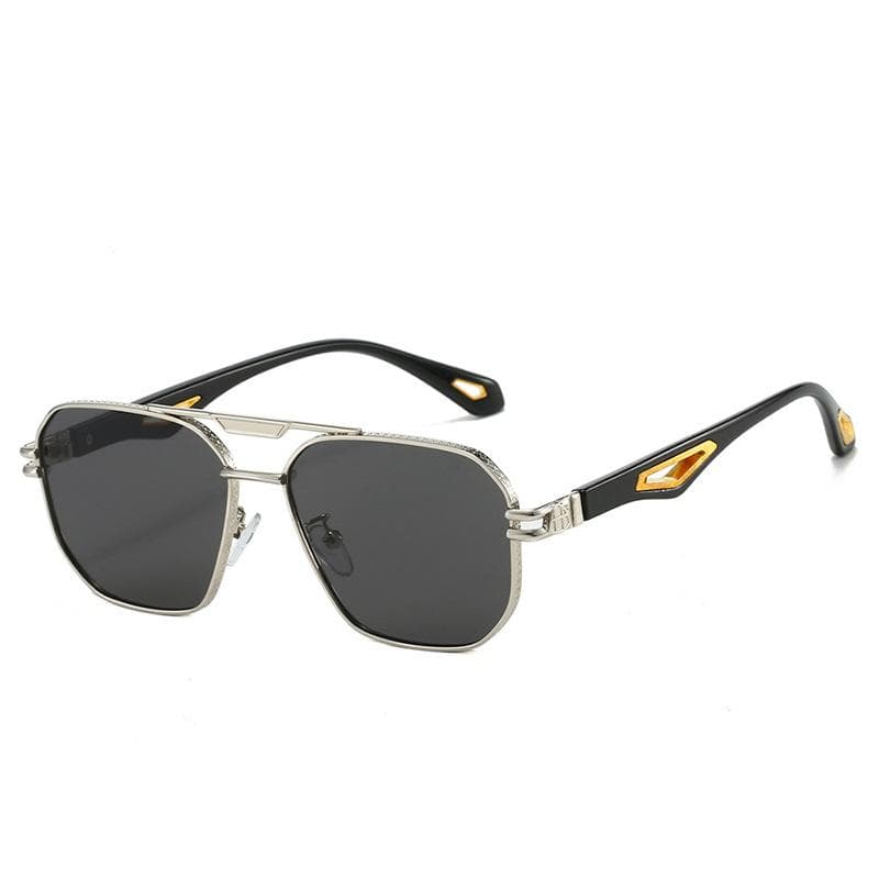 New Double Beam Hollow Leg Sunglasses for Men Women UV Protection Trendy Fashion Eyewear Sunscreen Classic 1PC