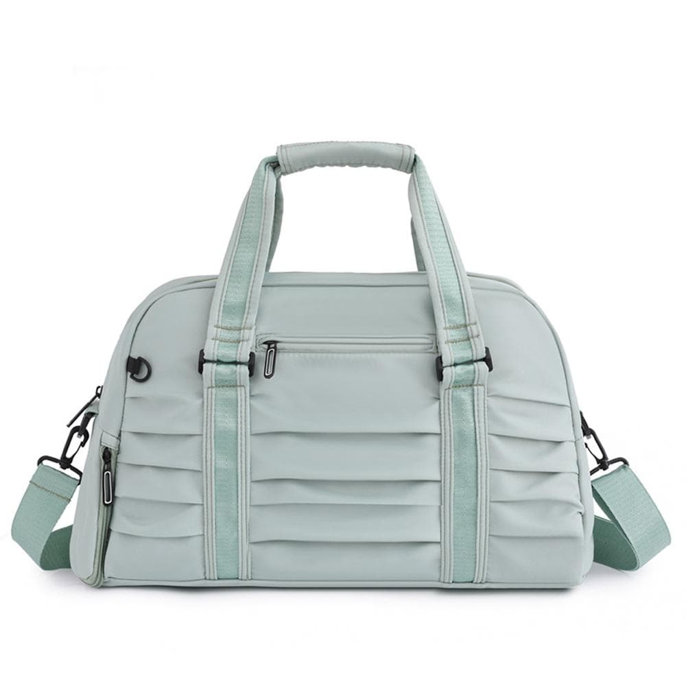 Large Capacity Travel Tote Bag for Women Men Waterproof Durable Travel Toiletry Bag with Shoe green