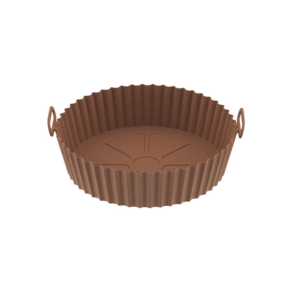 Air Fryer Silicone Pots Reusable Silicone Air Fryer Liner Basket High Temperature Resistance Food