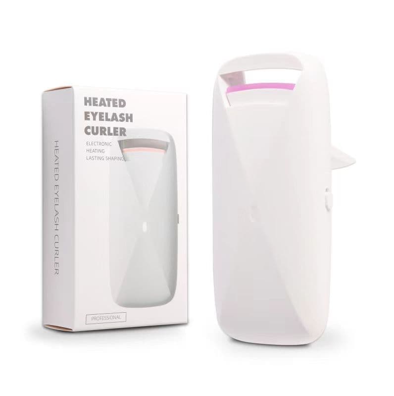 Portable Eyelash Curler, Wide-angle Local Eyelash Curler, Setting Makeup Artist Beauty Tool white