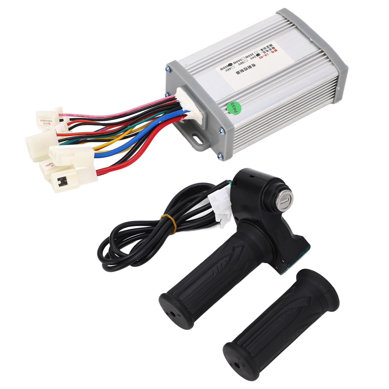 24V 800W Brushed Motor Controller Digital Power Display Twist Throttle Handle Electric Bicycle