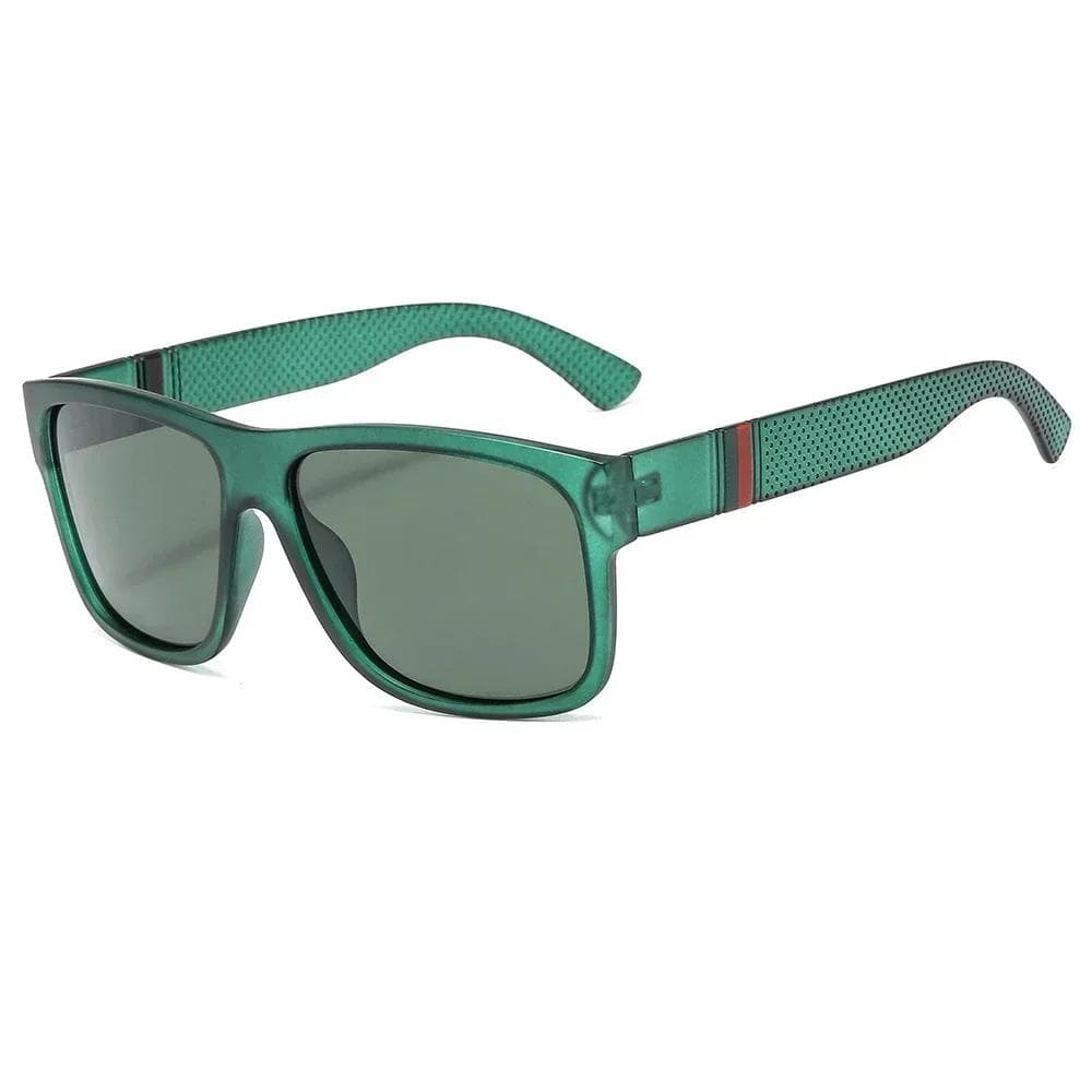 Fashion Square Sunglasses Men Vintage Plastic UV400 Sun Glasses Women Stylish Black Sport Shades