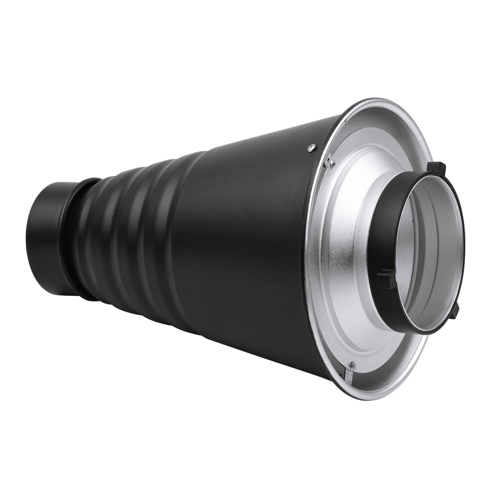 Large Metal Conical Snoot with Honeycomb Grid 5pcs Color Filters Aluminum Alloy for Bowens Mount black