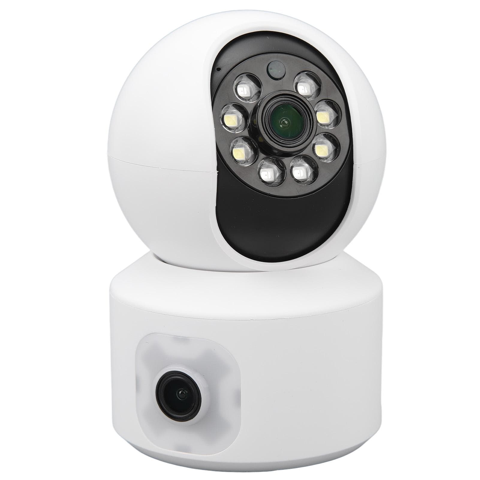 WiFi Dual Lens Security Camera HD Wireless Home Camera with Wide Angle Night Vision Motion