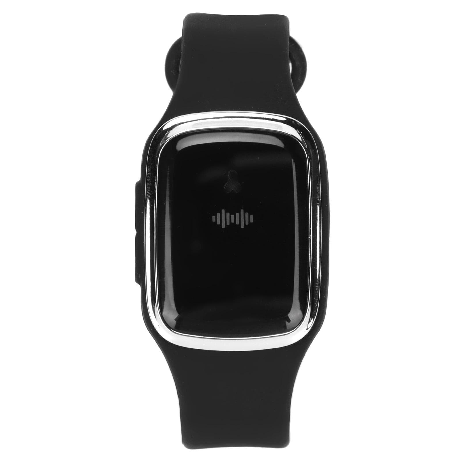 Ultrasonic Mosquito Repellent Watch Fast Charging 3 Gear Clock Function Adjustable USB Insect black