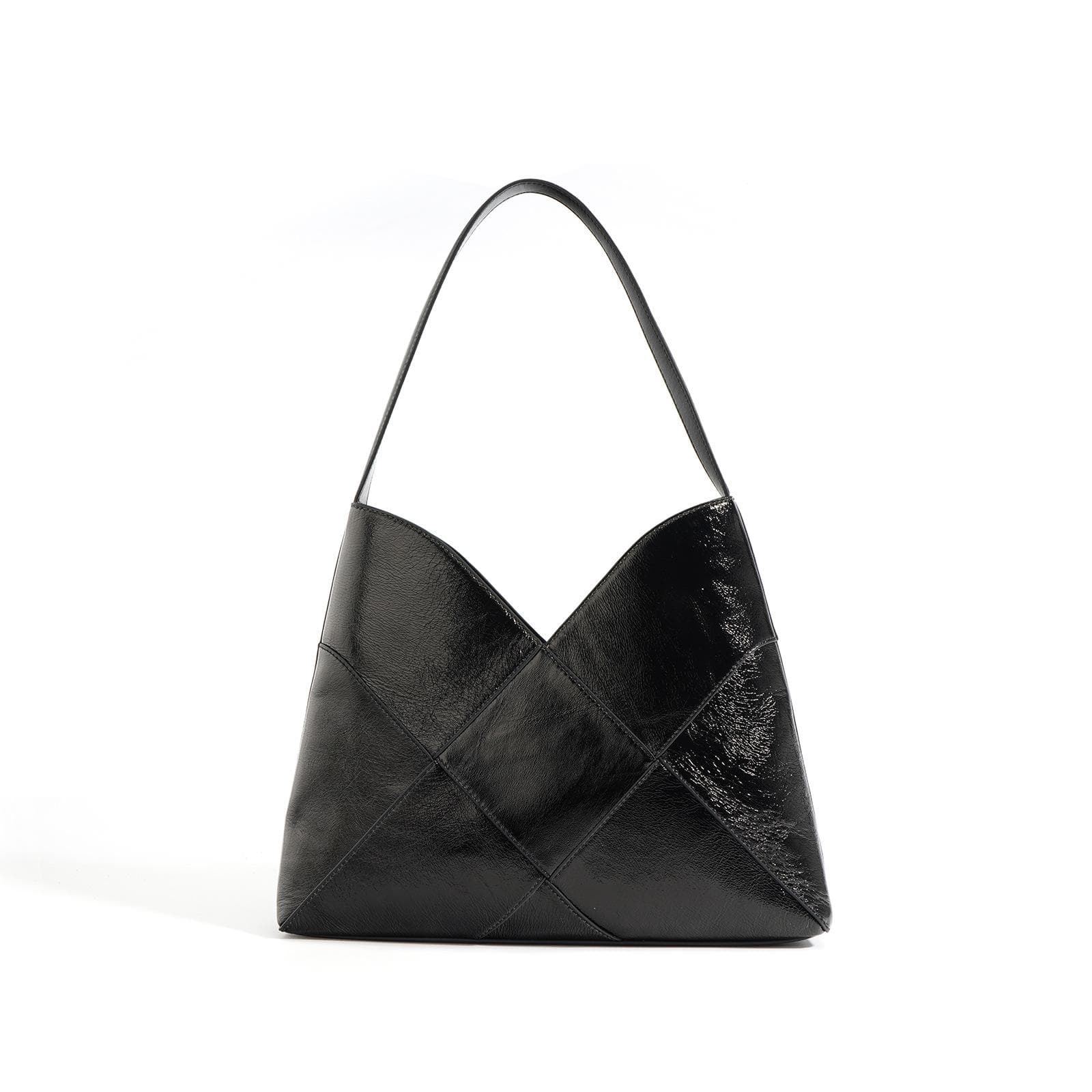 Casual Niche Bucket Bag Handbag Bag Armpit Bag Large Capacity Fairy Armpit Fashion Shoulder black