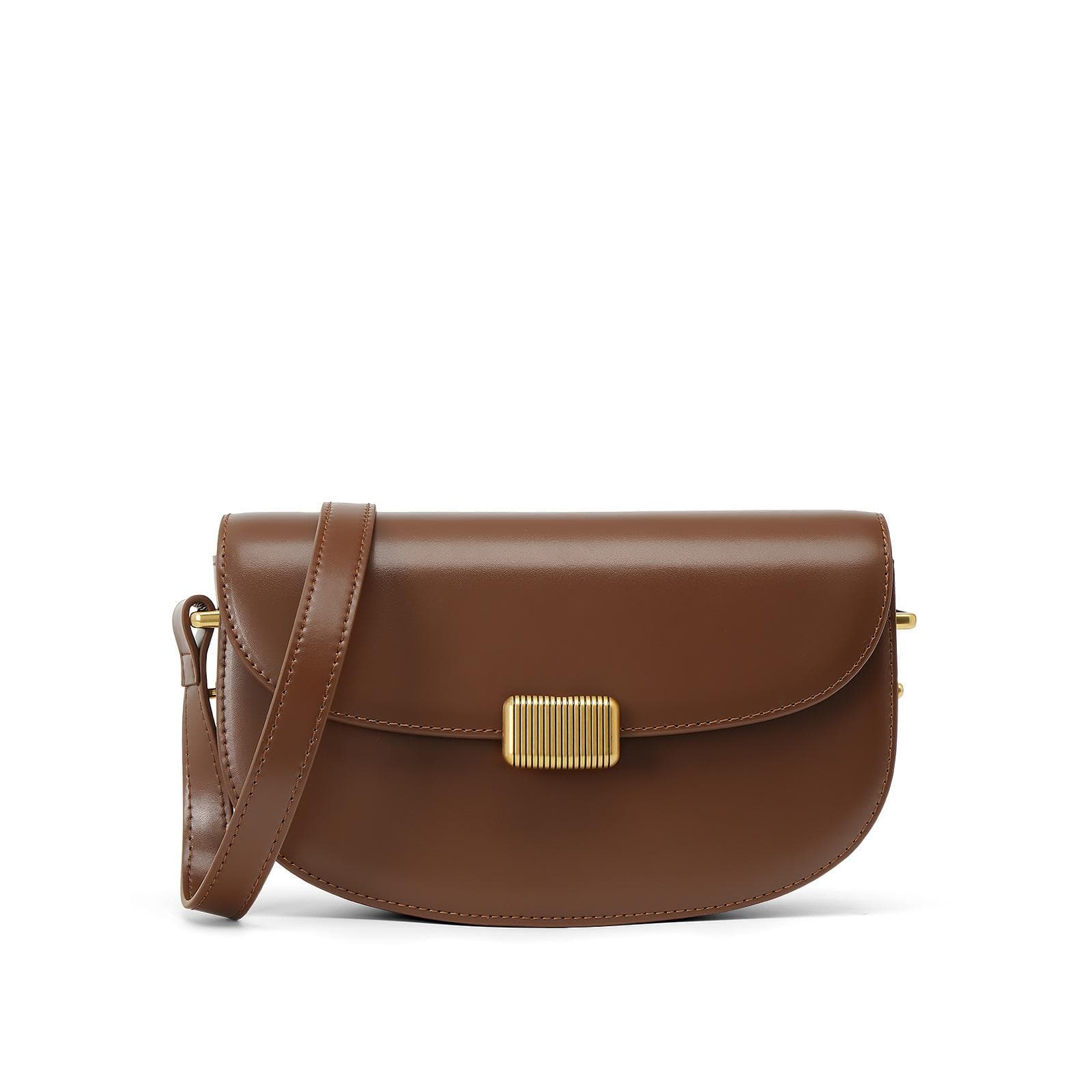 Niche Design Underarm Bag Retro Saddle Bag High-quality Leather One-shoulder Crossbody Bag