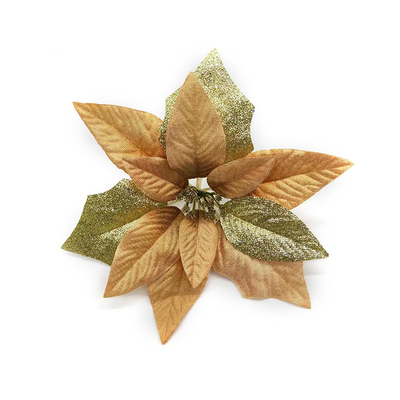 Christmas Flowers Christmas Tree Decorations Fabric Simulation Flowers