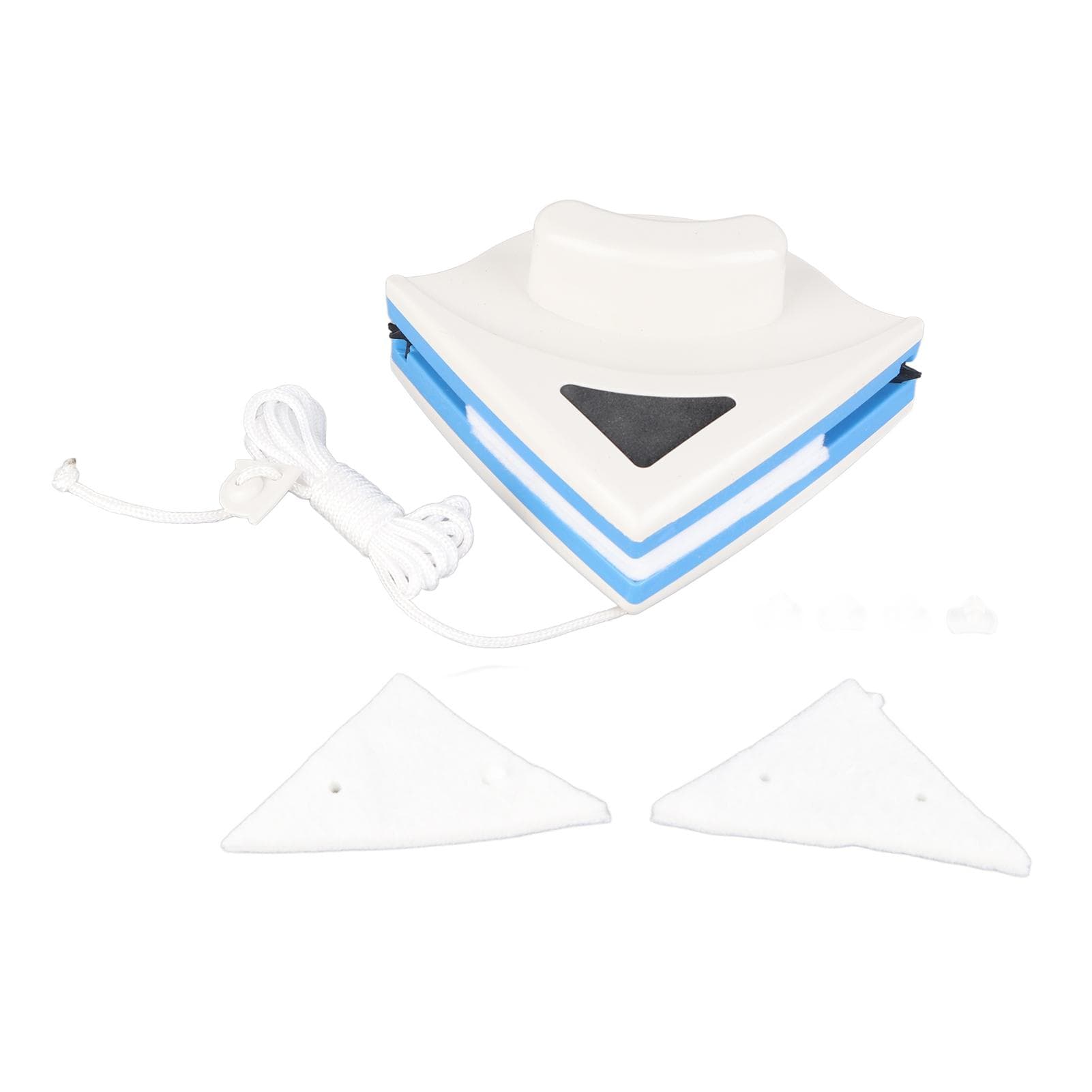 Double Sided Window Cleaner with ABS Plastic Shell Rubber Magnetic Glass Wiper for Home High Rise