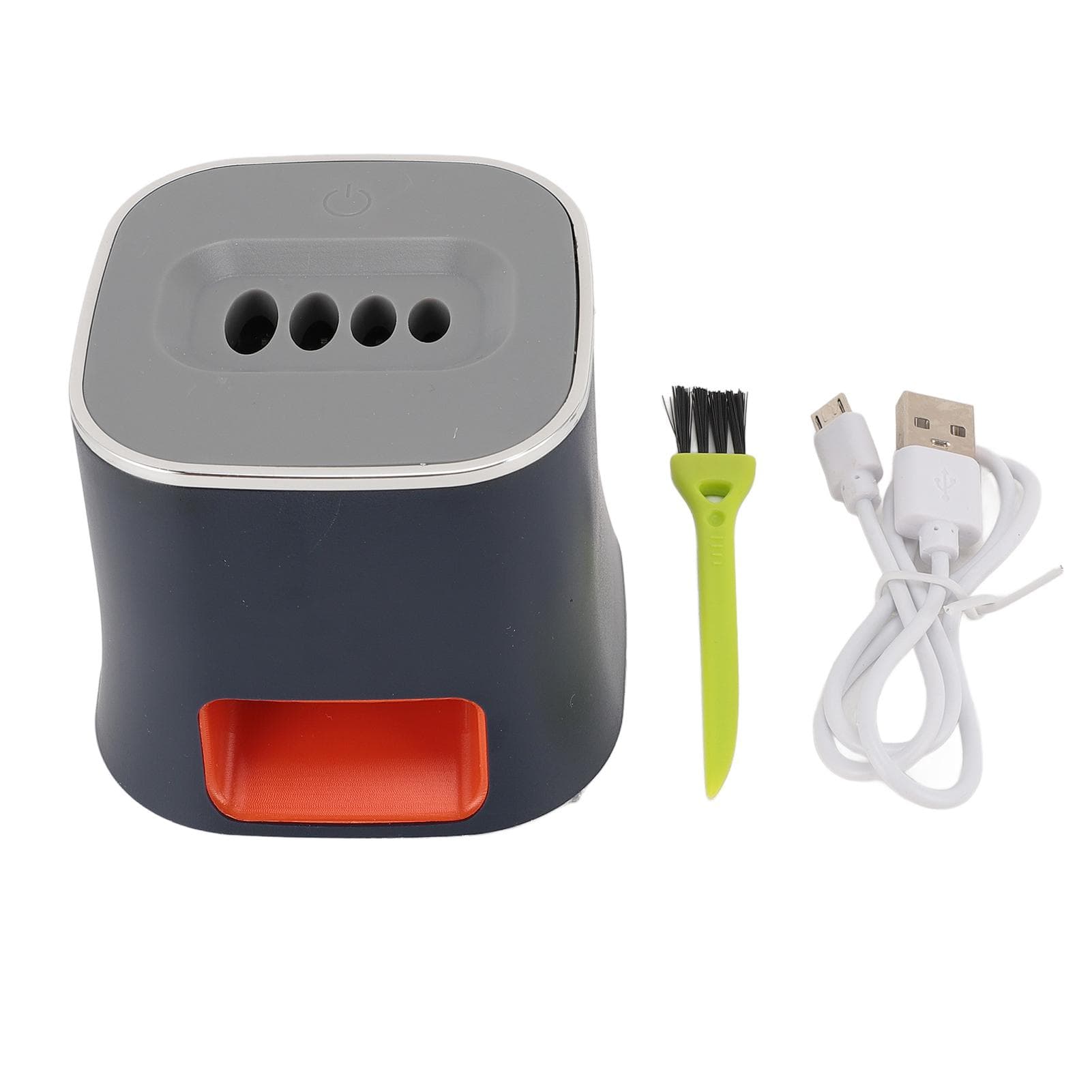 Electric Nut Peeler Automatic Peeling Labor Saving ABS Stainless Steel Electric Almond Sheller blue