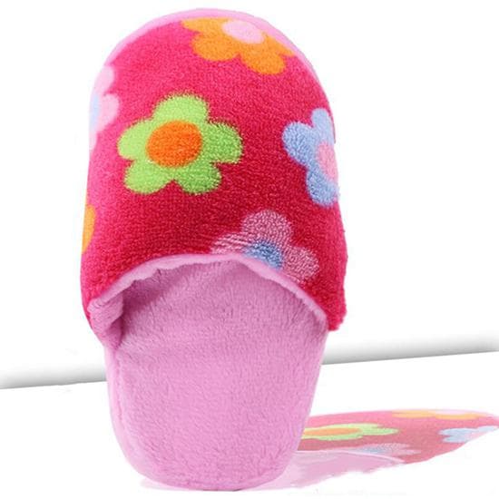 Squeak Dog Toy Chew Play Toy Funny Beeper Slipper Shaped Squeaking SoundPlush Toy