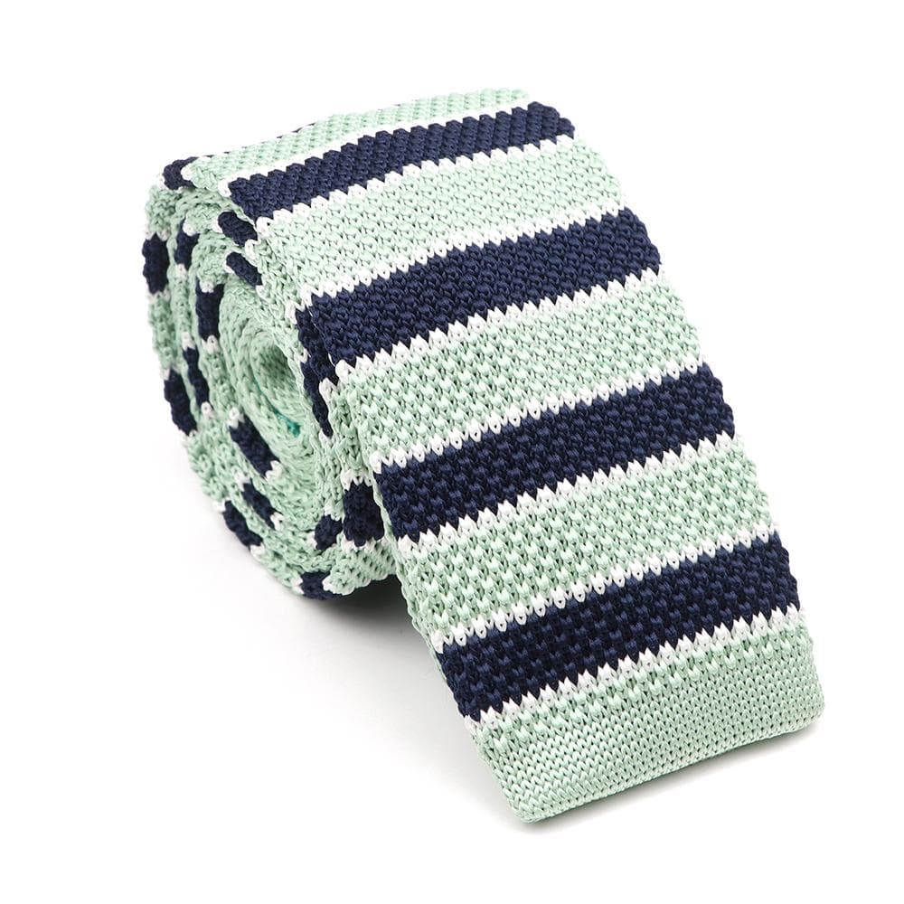 Men's, Solid Color, Knitted Tie, Leisure, Slim Neckties, Wedding, Business,
