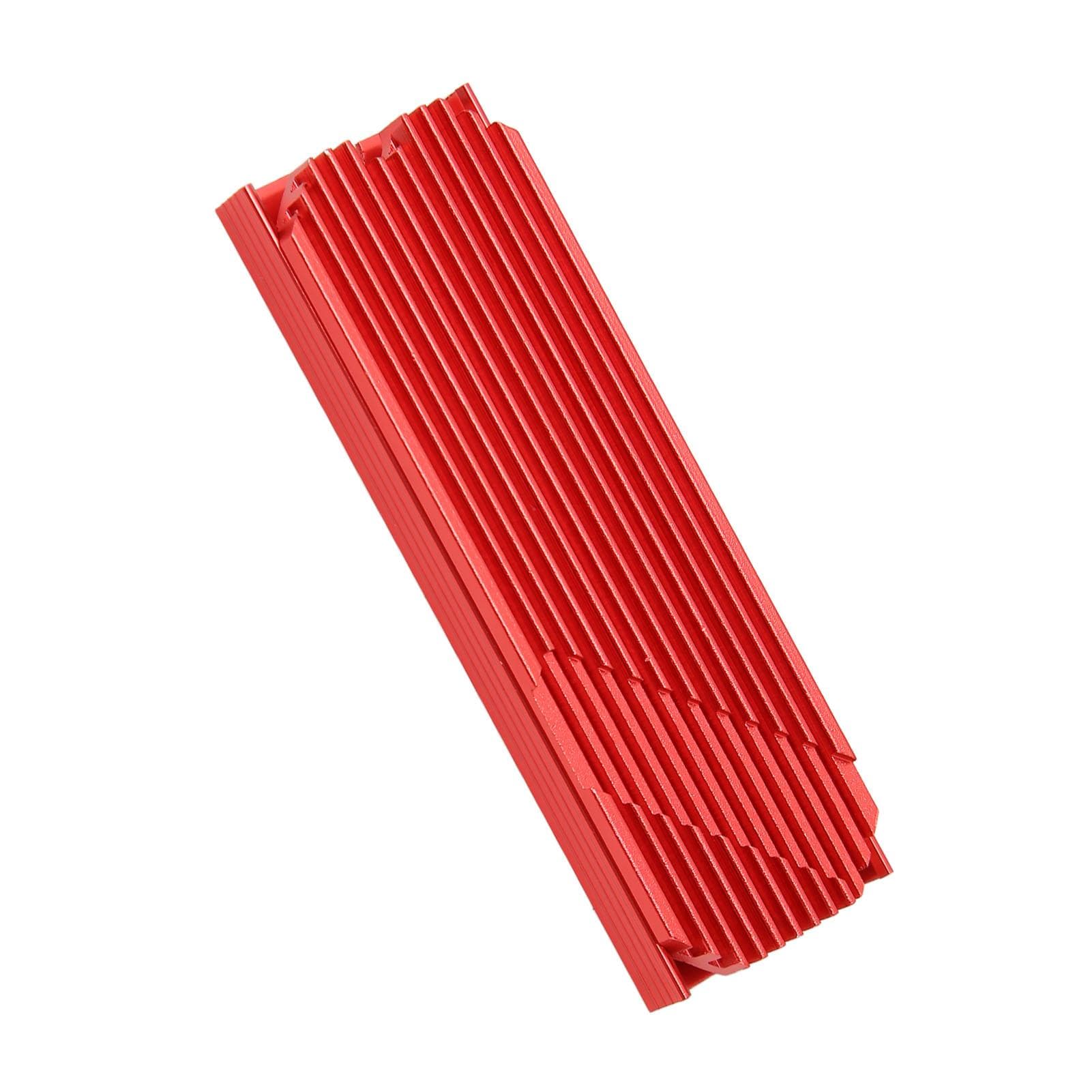 M.2 NVMe Heatsink Aluminium Alloy Silicone Thermal Pad SSD Heat Sink with Screws Screwdriver for red