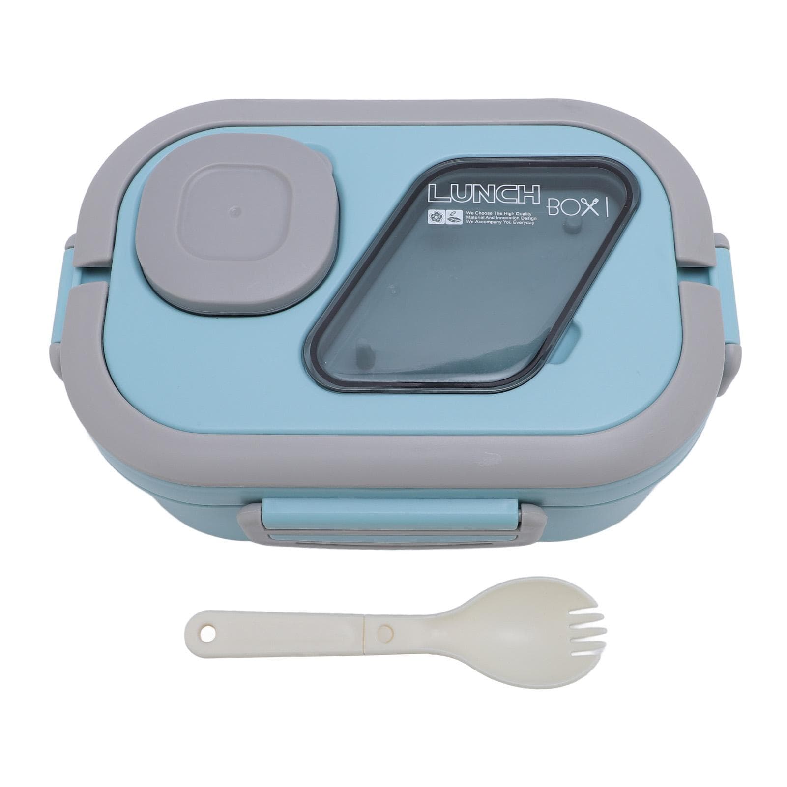 Food Storage Container Large Capacity Double Layer Lunchable Food Container for Home and Office L(for 6.5-9kg)