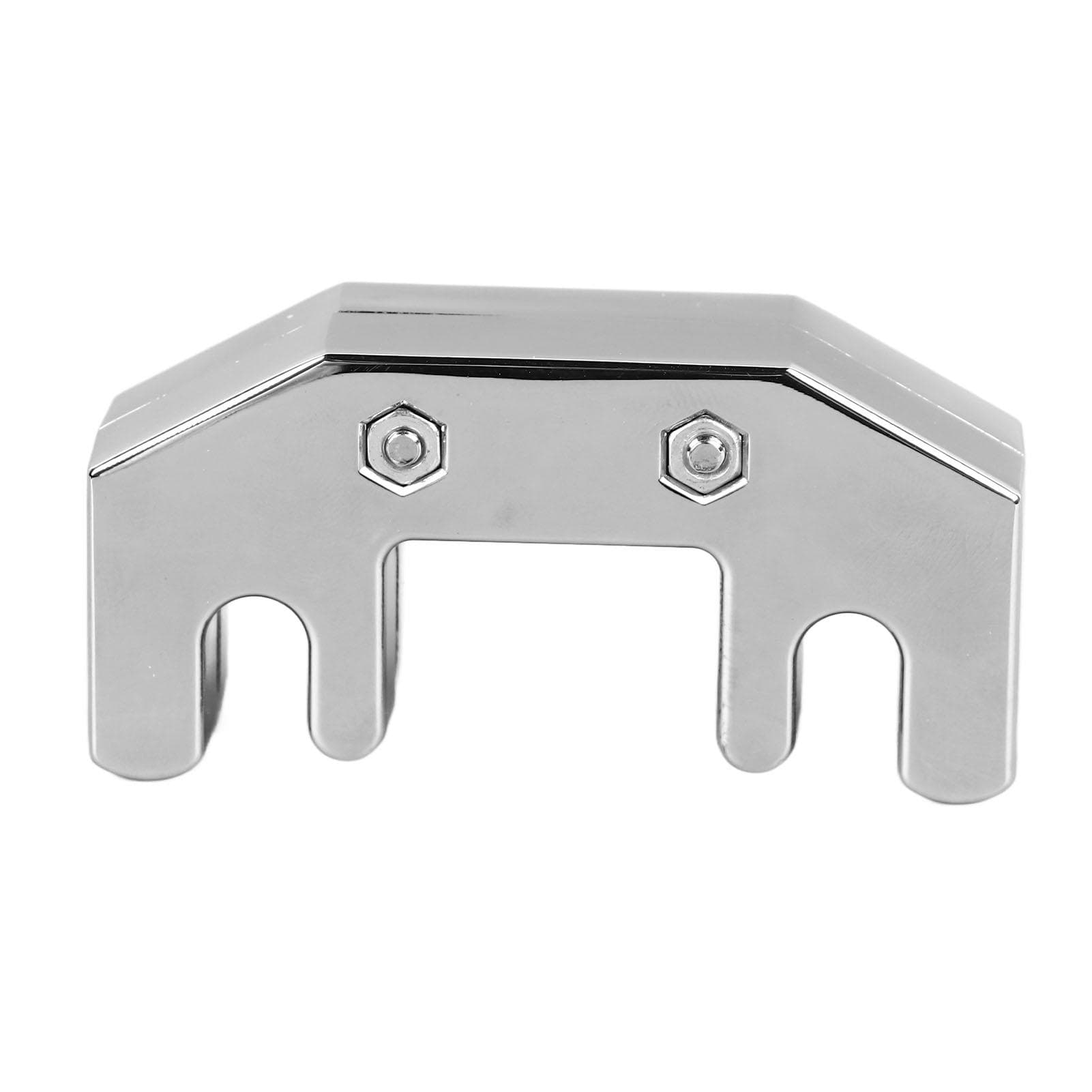 Cello Practice Mute Metal Silencer Adjustable for Bow Musical Instrument Accessories BA37 Black silver