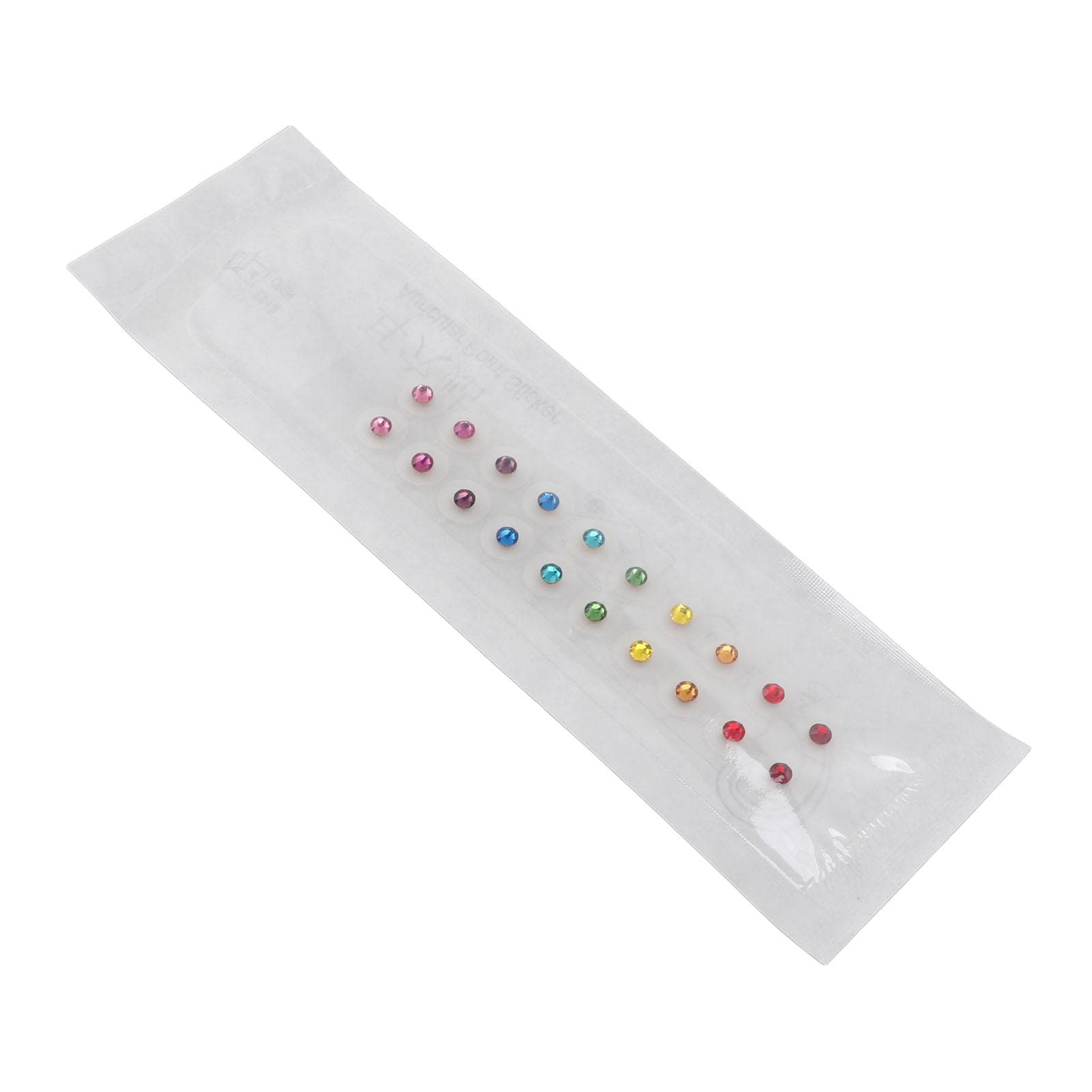 20 Sheet Crystal Acupuncture Ear Beads Patch Painless Clear Tape Acupressure Ear Press Bead Patch