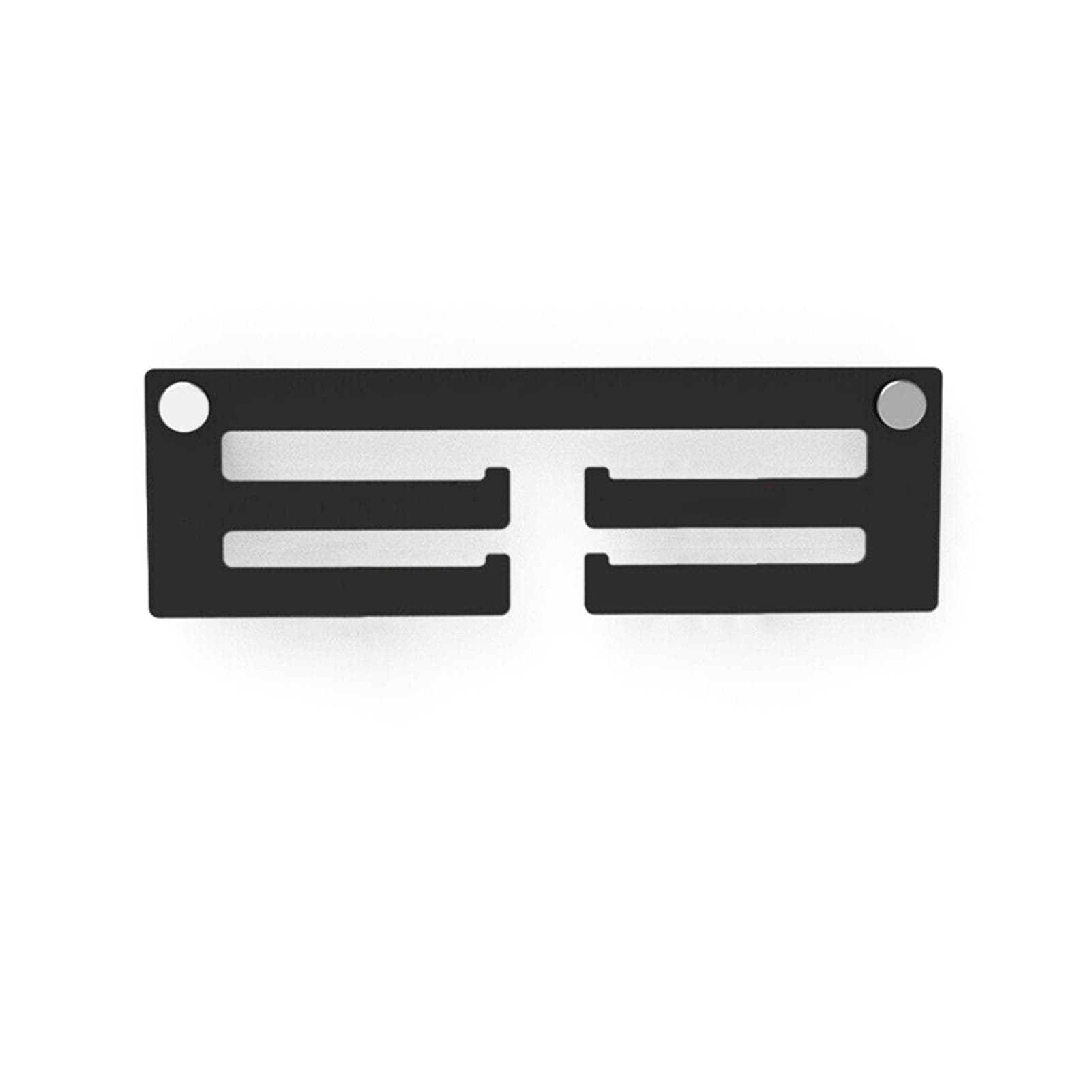 Personalized Medal Display Hanger Victory Wall Hanger Motivational Medal Display Rack black