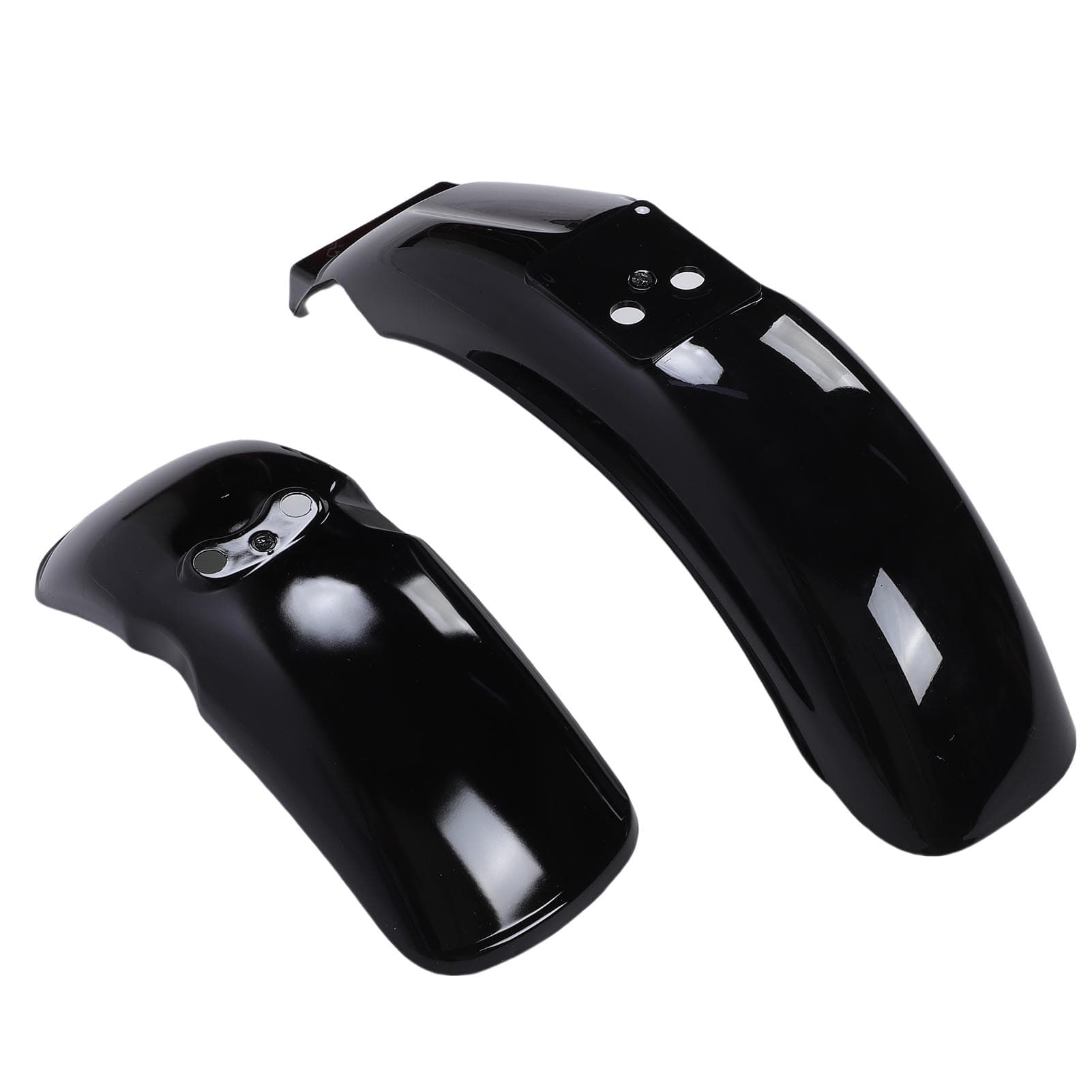 Motorcycle Front Rear Mudguard Protector Set Gloss Black Replacement for Monkey Gorilla Bikes Z50
