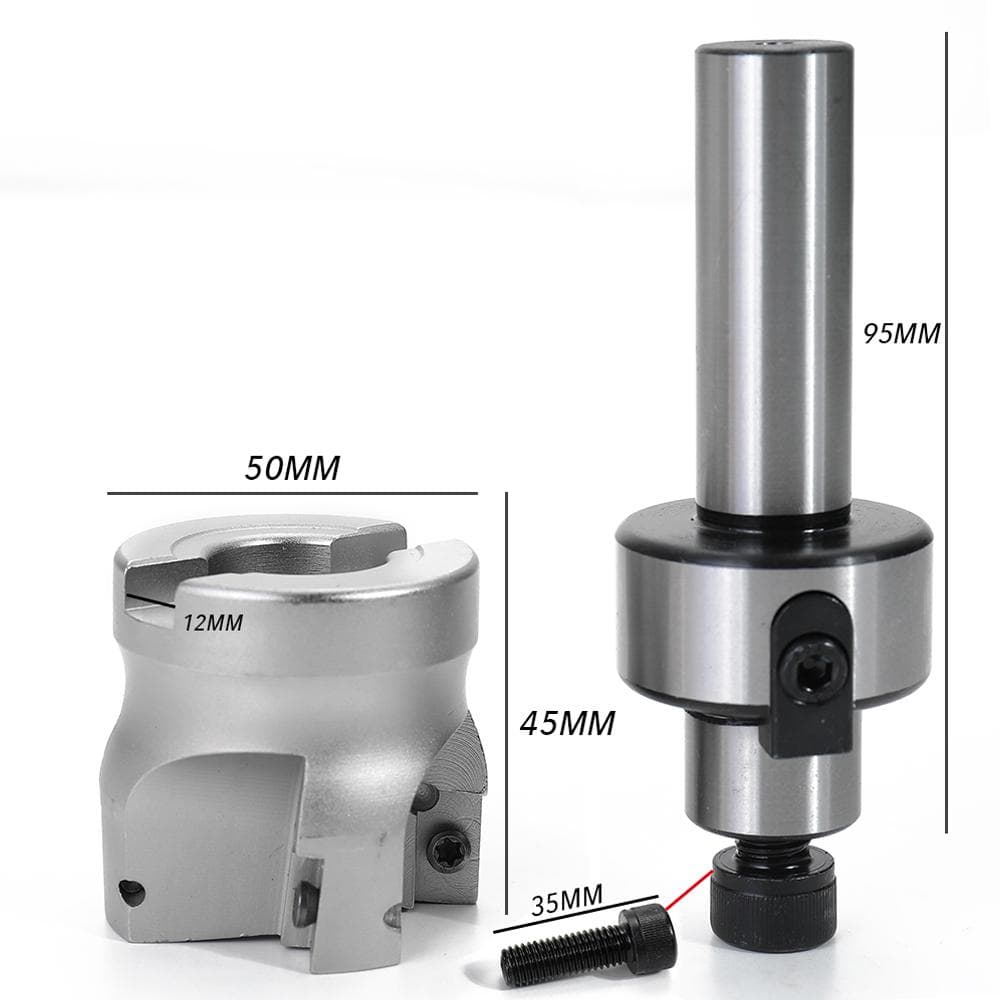 C3/4-FMB22 Straight Shank Extension Rod 400R-50-22 Face End Mill Cutter With 10PCS APMT1604 Inserts multicolour