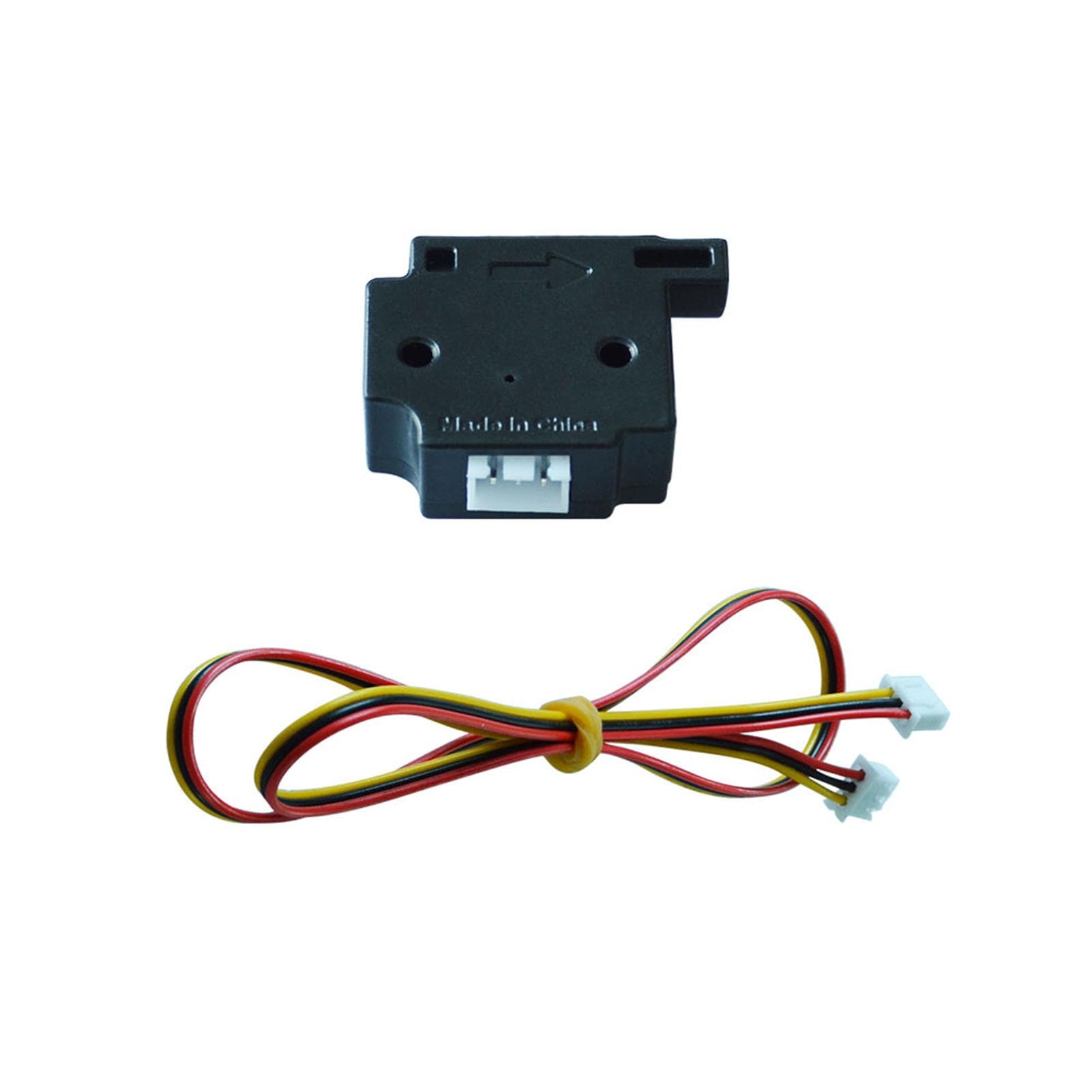 TRONXY 3D Printer Filament Detection Module Run-out Pause Detecting Monitor with 1 Meter Cable for black