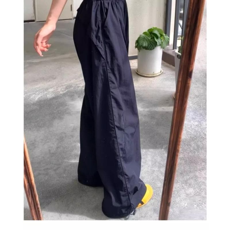 Light Gray Sweatpants for Women's Summer New High-waist Loose Slim Casual Pants Temperament Versatile Work Pants XL