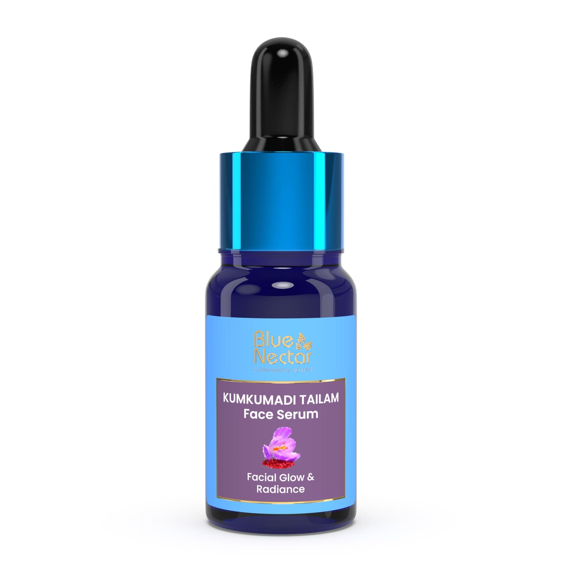 Kumkumadi Tailam Face Serum for Glowing Skin with Pure Sandalwood & Saffron, 10ml