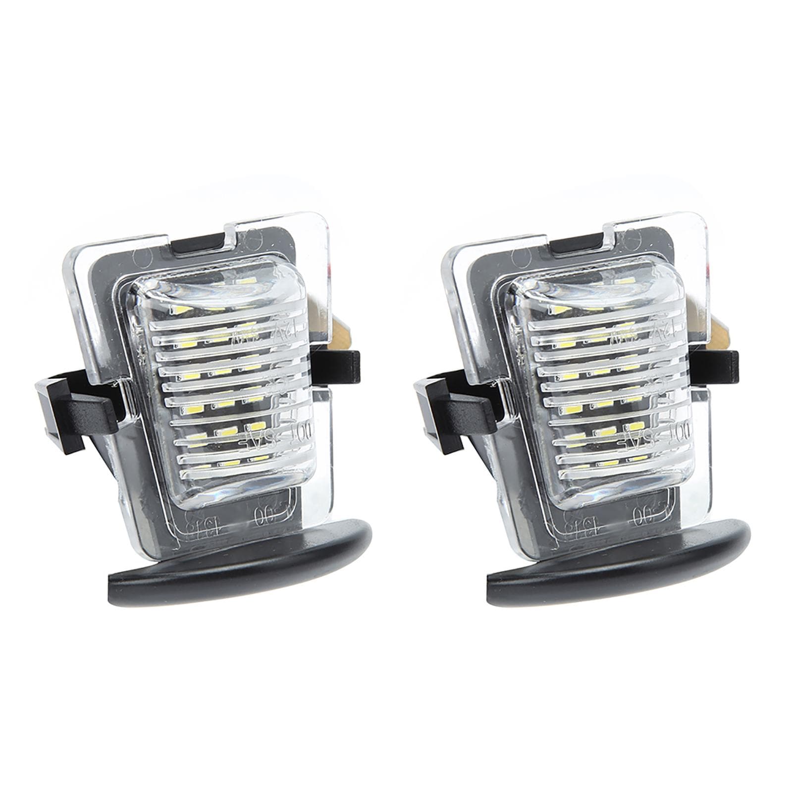 Pair of LED License Number Plate Lamp Light Fit for Jeep Wrangler JK 20072018DC12V