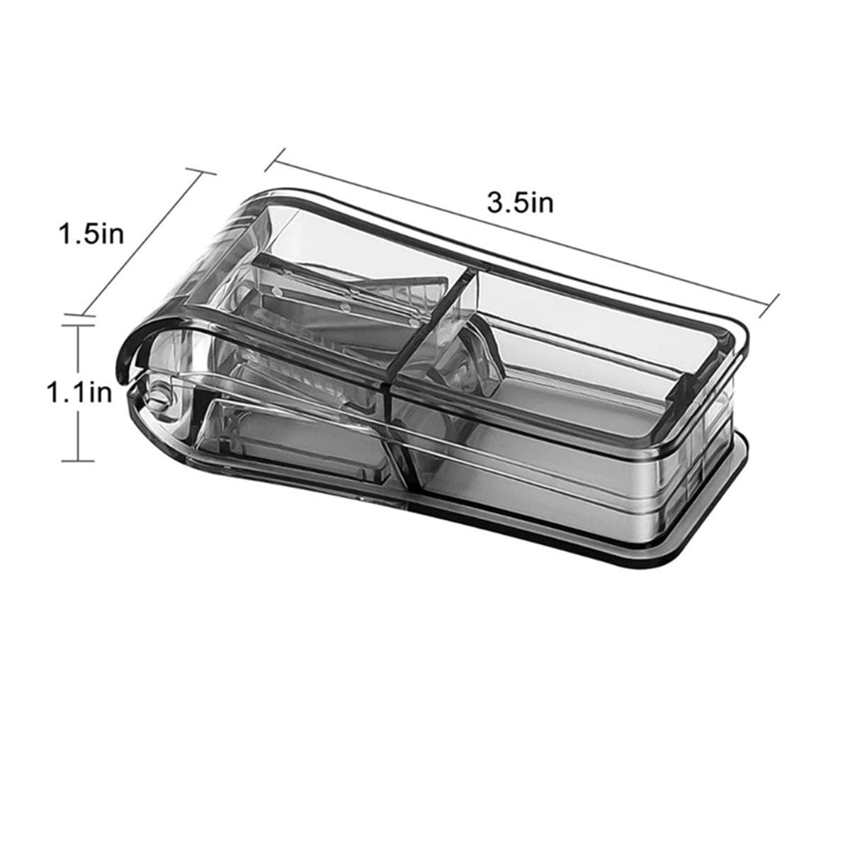 1PC Medicine Pill Holder Tablet Cutter Splitter Pill Case Portable Storage Box Pill Tablet Pill Cutter Divider