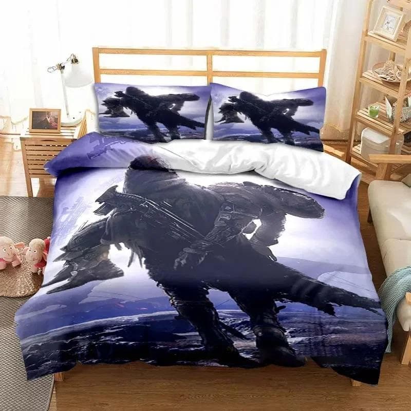 Game Destiny Bedding Set Boys Girls Twin Queen Size Duvet Cover Pillowcase Bed Kids Adult Fashion Home Textile Customizable 70x133cm 2pcs