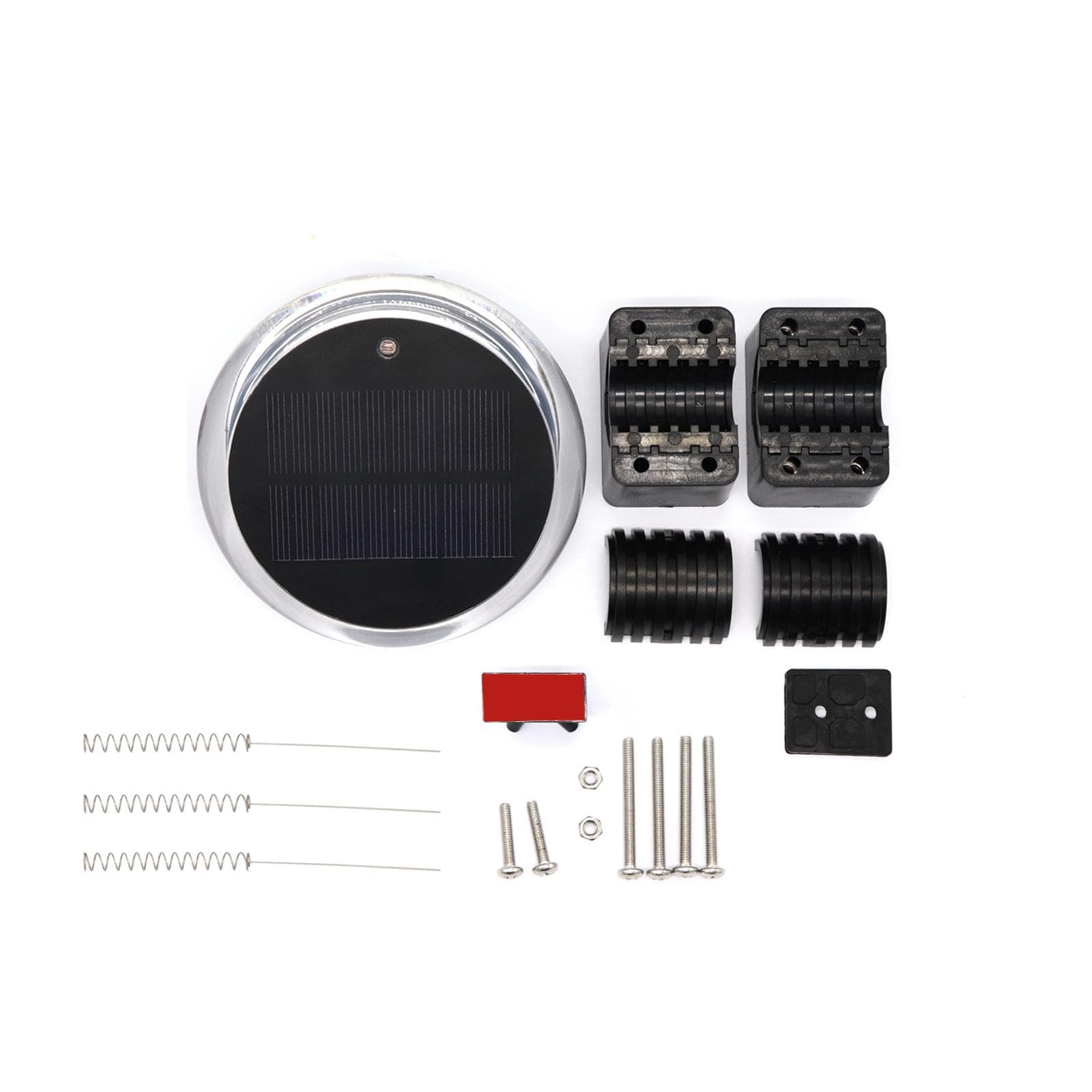 Solar Energy Outdoor Positioning Signal Light Navigation Anchor Lights Deck Lights Waterproof black