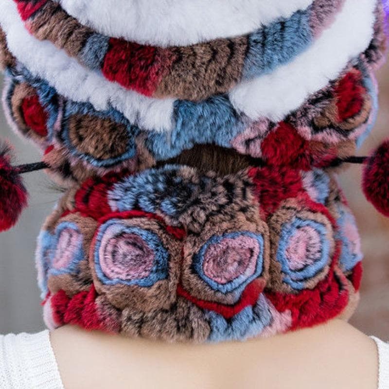 Hat Autumn winter Versatile Warm and Fashionable Ear Protection Hat Scarf Set hat + scarf set