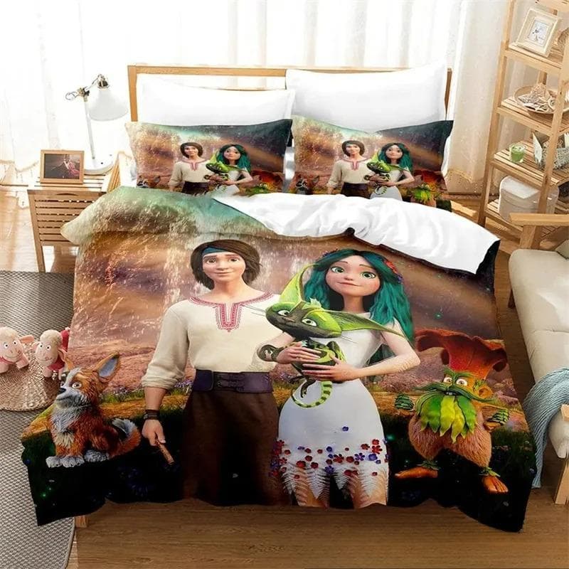 3D Printed Mavka The Forest Song Bedding Sets exquisite bed supplies set duvet cover bed comforter set luxury birthday gift 70x133cm 2pcs