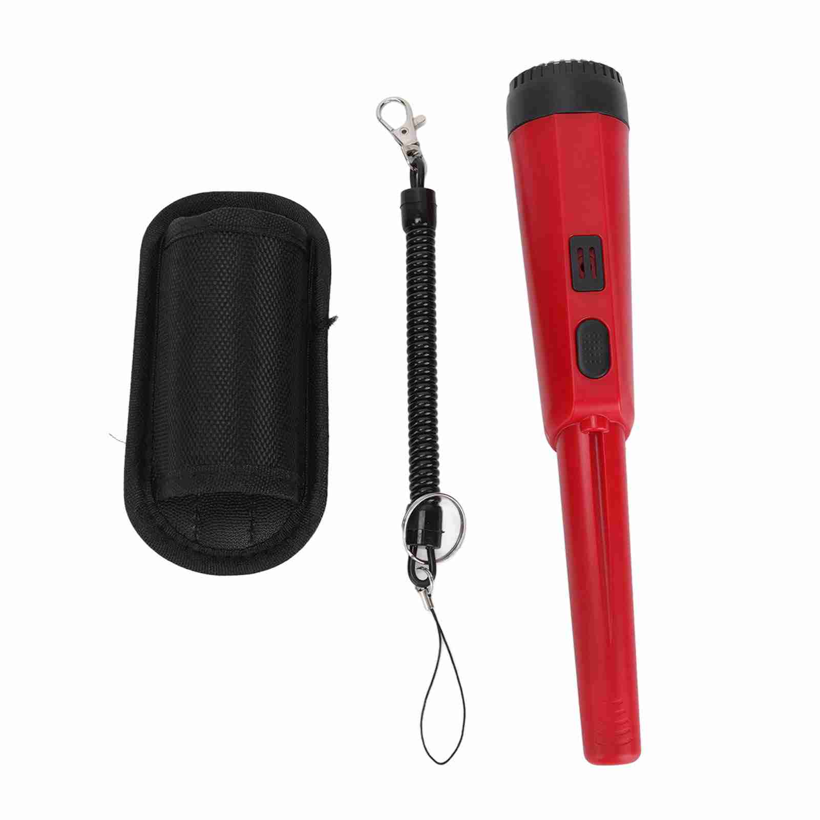 Portable Handheld Metal Detector Children Close Scanning Metal Detector Positioning Rod Red red