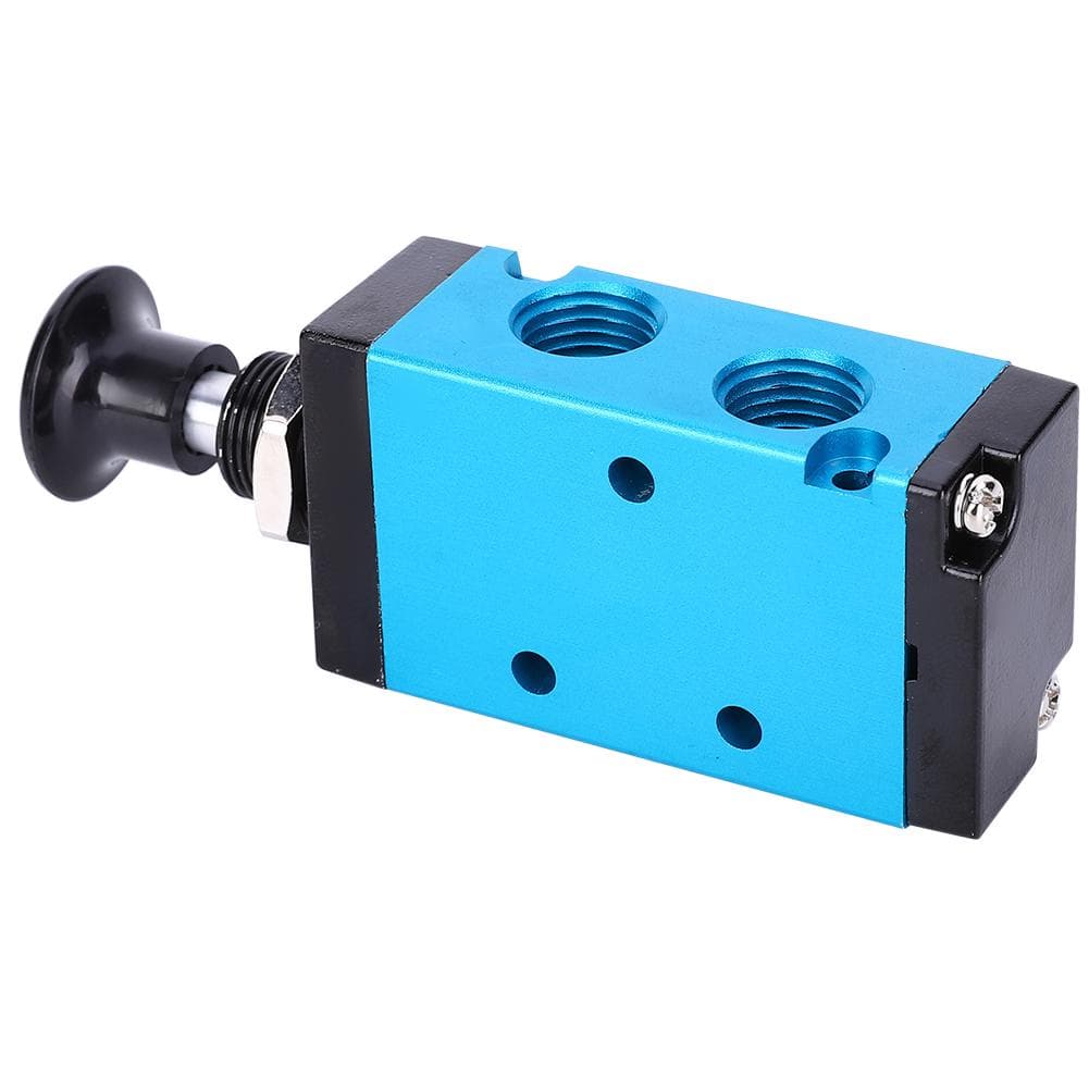 Hand Control Push Valve Aluminum Alloy 2Position 3Way 4R21008 14in Air Component