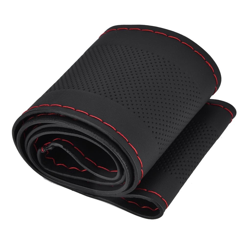 Universal Car Anti skid Top Genuine Leather Steering Wheel Cover Shell