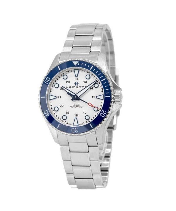 Hamilton Khaki Navy Scuba Stainless Steel Silver Dial Automatic Diver's H82505150 300M Men's Watch silver