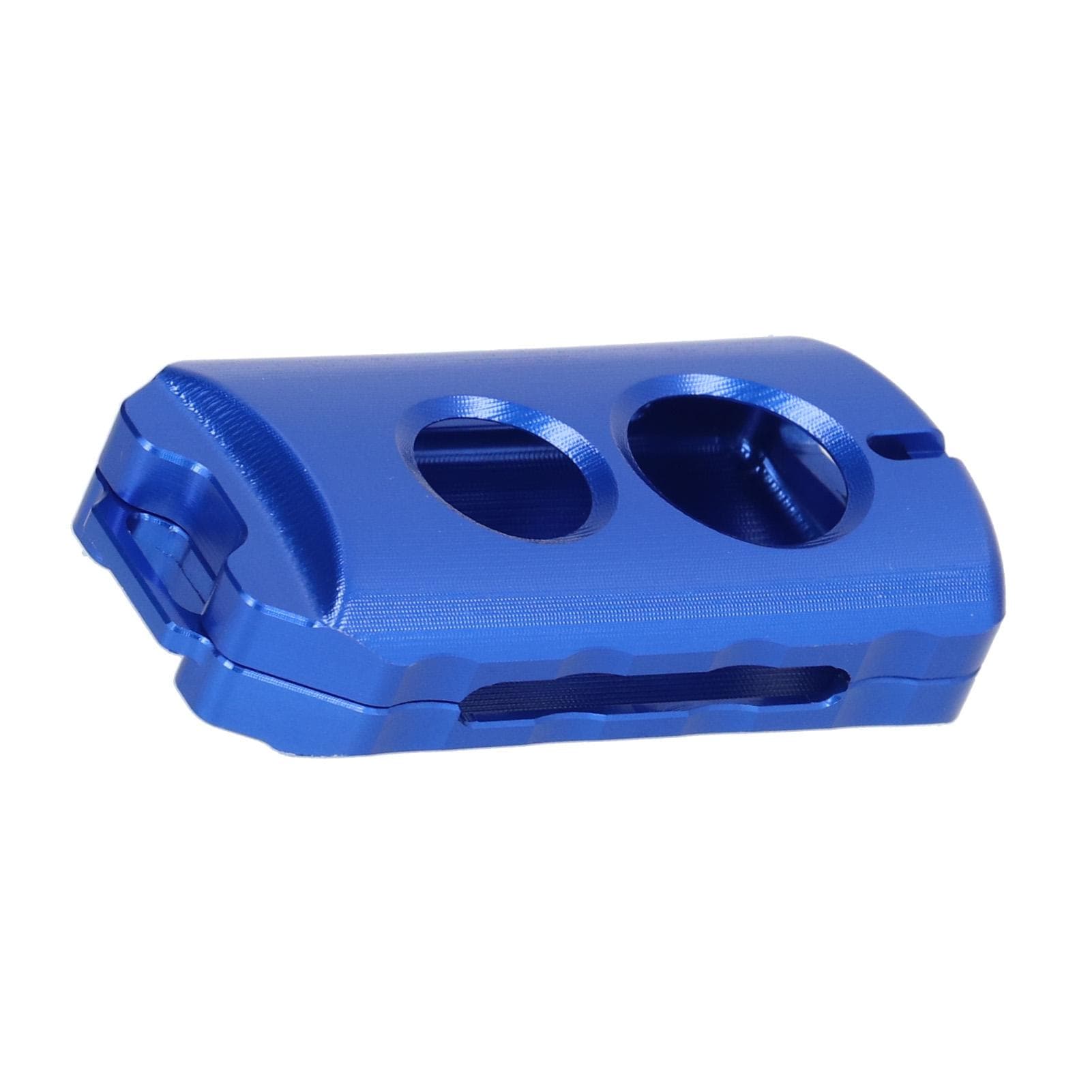 Key Protective Case Key Fob Cover CNC Aluminum Alloy Fit for Yamaha NVX 125155 XMAX 250 Aerox blue