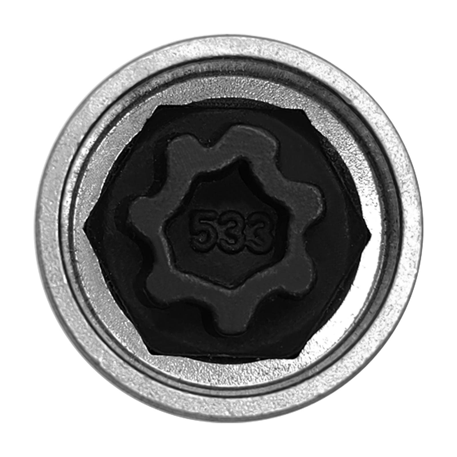 Replacement for Volkswagen Security Master Locking Wheel Nut Key 533 Anti-theft Screw Socket Wrench 533 silver