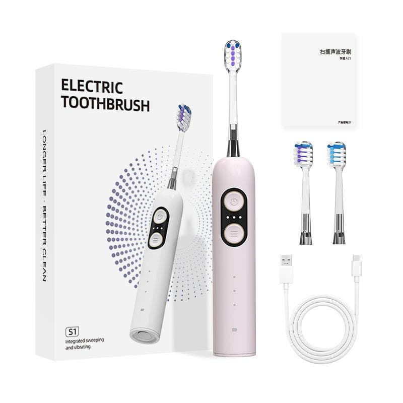 Sweeping Electric Toothbrush A New Generation of Upgraded Pendulum Arc Intelligent Sonic Wave Sweeping Integrated Portable Rechargeable Toothbrush Multinational