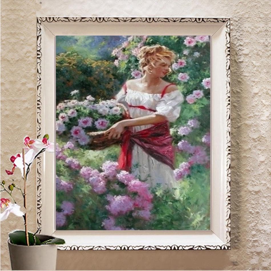 5D Diamond Painting DIY Cross Stitch Kits Mosaic Picture of Rhinestones Decor Gift Full Diamond Embroidery Full Square 20X30CM
